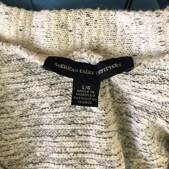 American Eagle Button Front Speckled Cardigan Gray - Picture 4 of 4